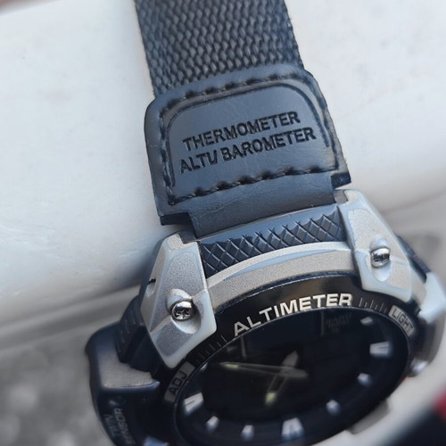 Casio Twin Sensor SGW400 watch used with barometer and altimeter