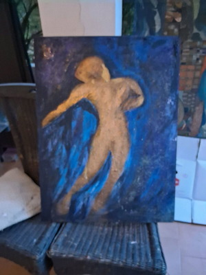 Painting like new, mixed media 70×100cm, K.kartsonaki