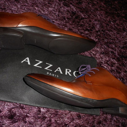 Azzaro Outino elegant brown shoes size 44 new
