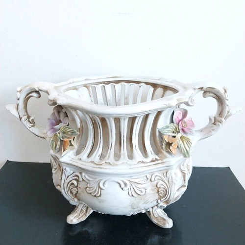 Faience planter like new, large size 33x45