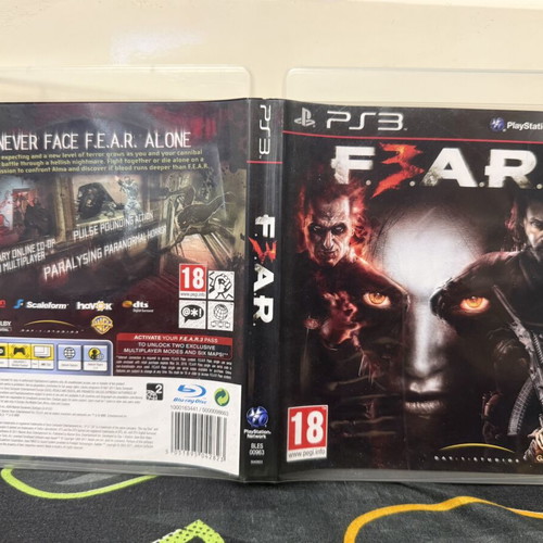 F.E.A.R. PlayStation 3 game used, rare first in series