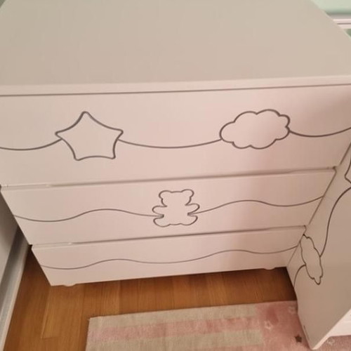 Casababy baby dresser - changing table used