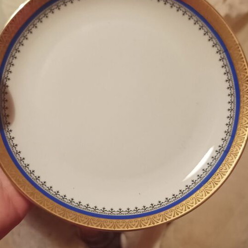 Porcelain serving set new, 23 plates, salad bowl, platter