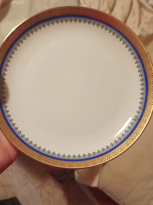 Porcelain serving set new, 23 plates, salad bowl, platter