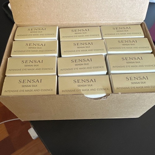Sensai silk intensive eye mask and essence new, pack of 12