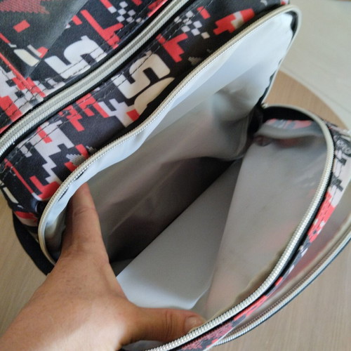 Lightning McQueen school trolley bag used