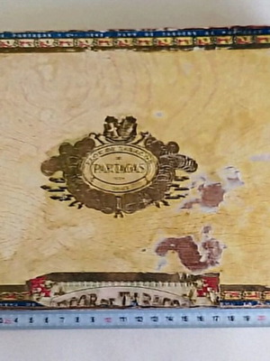 Ξύλινο κουτί πούρων Partagas Sabrosos, Δομινικανή Δημοκρατία, μεταχειρισμένο