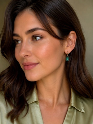 Real gold plated earrings like new