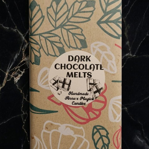 Dark Chocolate Wax Melts, handmade scented wax