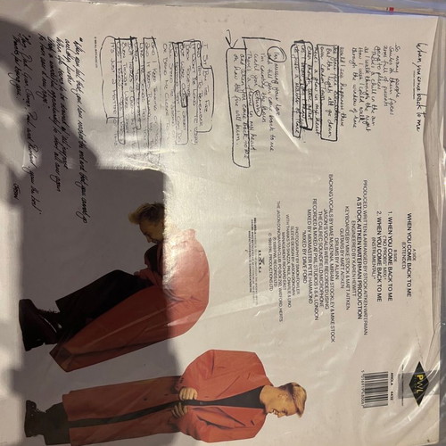 Jason Donovan When You Come Back To Me 12 inch vinyl used