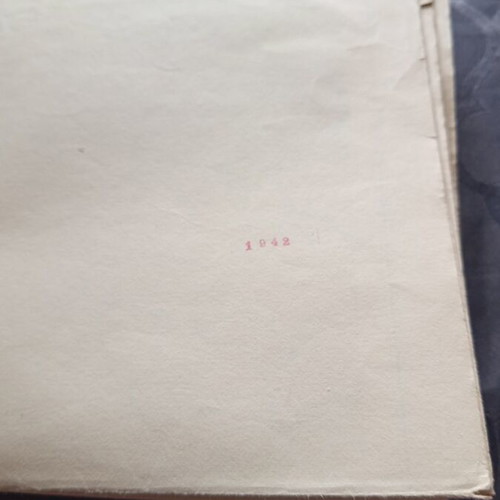 War map of Scandinavia 1940 used, English edition