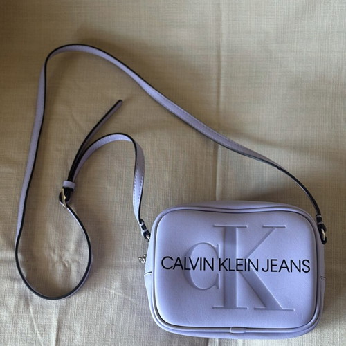 Calvin Klein lilac crossbody bag like new