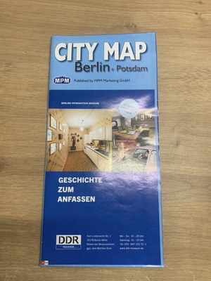 Berlin city map like new, English