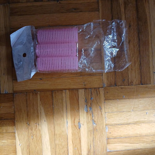 Hair rollers new, pack of 3, pink