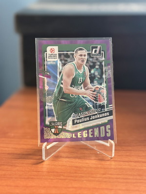 23-24 Panini EuroLeague Donruss Jankunas Purple/99 basketball card