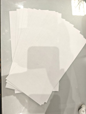 White envelopes pack of 10