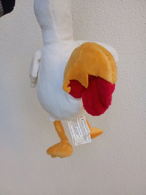 Plush Easter rooster used with hanger