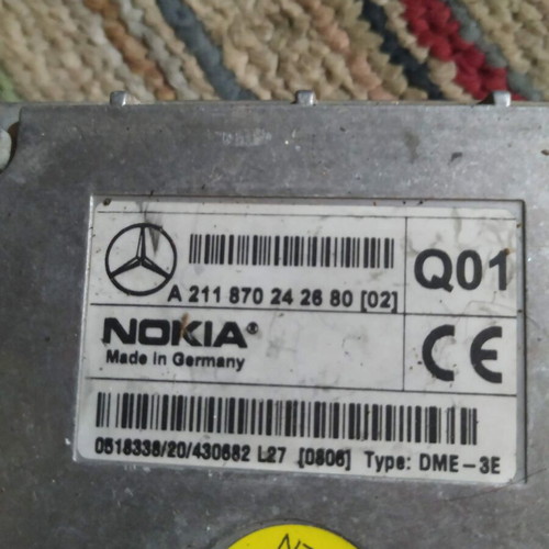 Mercedes E Class W211 Nokia Telephone Control Unit used