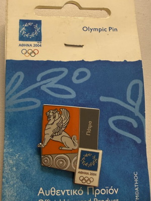 Olympic Pin Patra Athens 2004 Limited Edition new