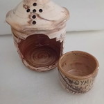 Ceramic memorial oil lamp