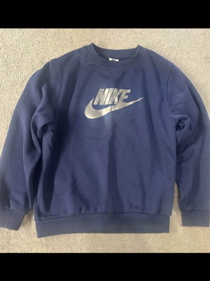 Nike sweatshirt like new, size 158 cm, blue