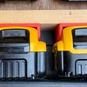 Dewalt Battery Mount 3D Printed New