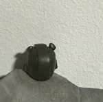 Black Stormtrooper Pig figure Angry Birds Star Wars like new (2013)