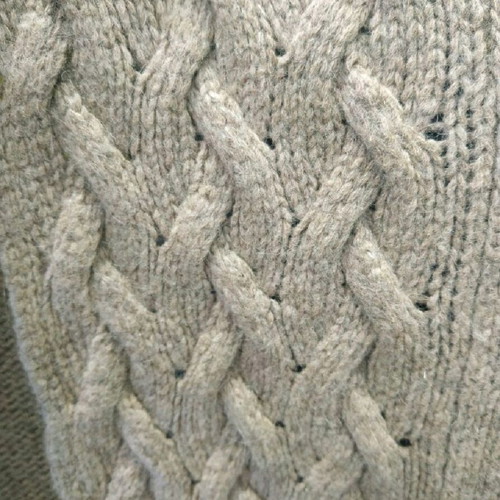 Knitted cardigan women's used size M beige