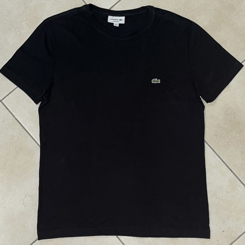Lacoste Regular Fit Men T-Shirt, black, size M