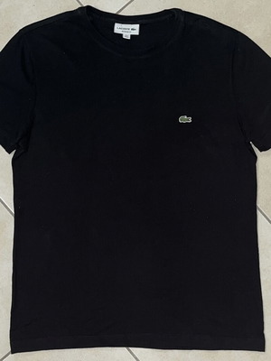 Lacoste Regular Fit Men T-Shirt, black, size M