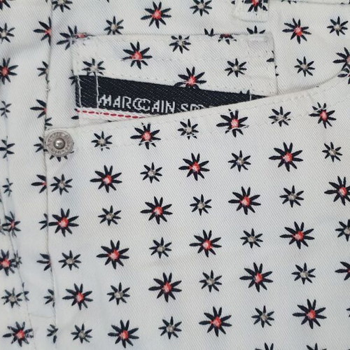 Marc Cain Sports white floral pants, size 3