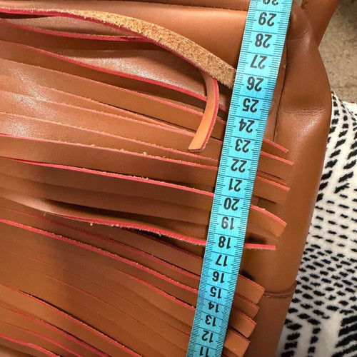 FRNC backpack medium size camel color eco leather like new