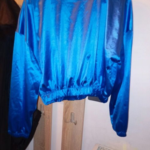 Anel women's crop top like new, blue, size L