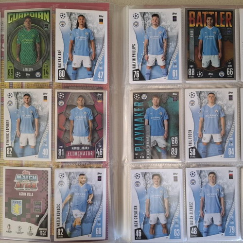 Topps Match Attax Champions League 2023-24 Album like new with extra cards