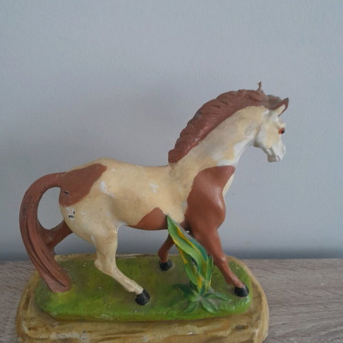 Wax horse used with minor damages