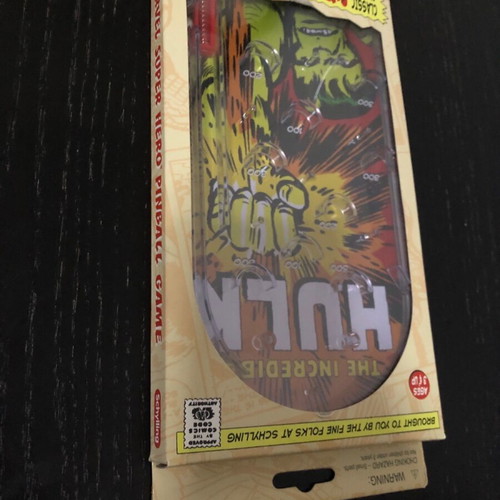 Incredible Hulk Pinball Classic Marvel Super-Hero new 2008