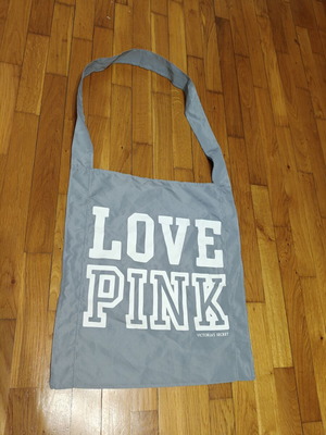Victoria's Secret Love Pink shoulder bag, grey