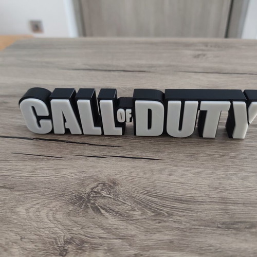 Call of Duty 3D Decorative Logo new, plastic, 20x4x2 cm