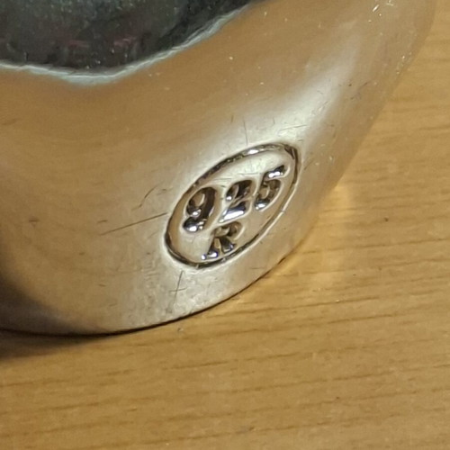 Silver pomegranate with 925° silver plating, like new