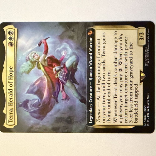 Magic: The Gathering x Final Fantasy Terra, Herald Of Hope Extended Art card new