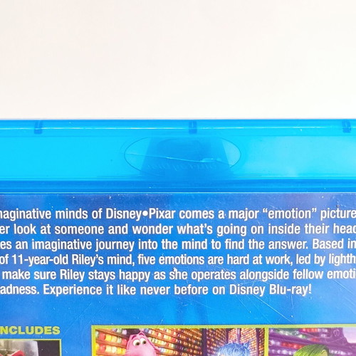 Inside Out and Moana Disney Blu-ray used with English subtitles