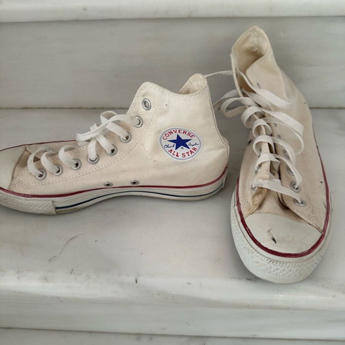 Converse All Star white canvas bootie like new, size 40