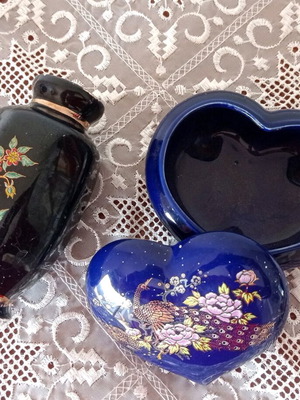 Porcelain decorative items used, pack of 2, Chinese style