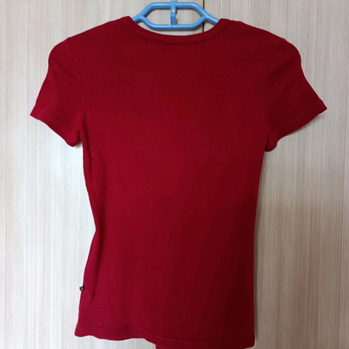Muzuri blouse size S like new, red with gold sequins