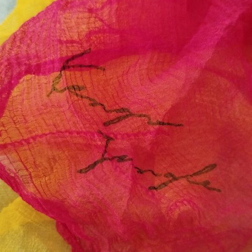 Kenzo Jungle silk chiffon scarf like new