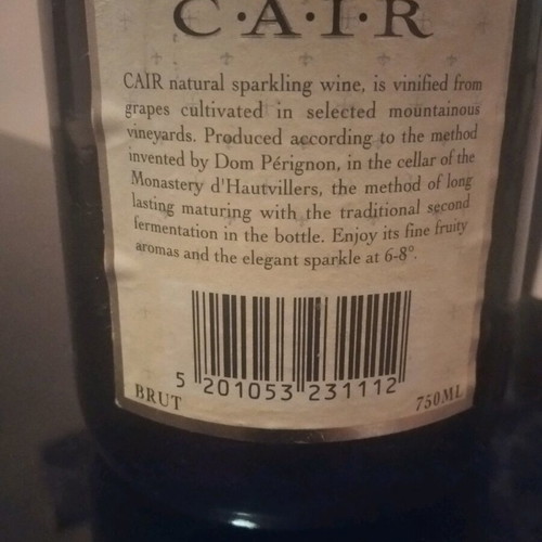 Cair Brut sealed new