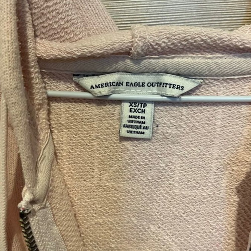 American Eagle jacket like new, soft pink, size XS