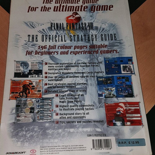 Final Fantasy 8 Strategy Guide like new