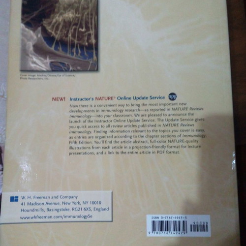 Immunology used medical book in English