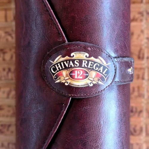 Leather case collectible for Chivas whisky